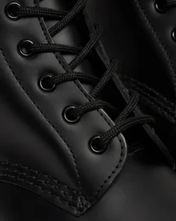 Botines 101 Yellow Stitch de piel Smooth in Negro