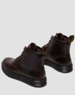 Botín Chukka Brookline de piel Crazy Horse in Marrón Oscuro
