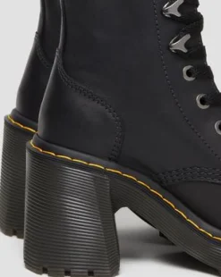 Botínes con tacón Jesy de piel Sendal en negro in Negro