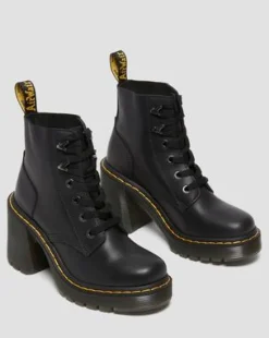 Botínes con tacón Jesy de piel Sendal en negro in Negro