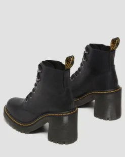 Botínes con tacón Jesy de piel Sendal en negro in Negro