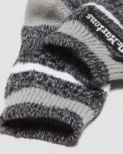 Calcetines cortos jaspeados de mezcla de algodón&nbsp; in Negro