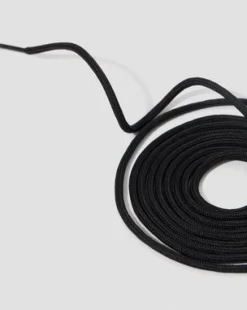 Cordones redondos de 240 cm (18-20 ojales) in Negro