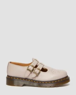 Merceditas 8065 de piel Virginia in Vintage Taupe
