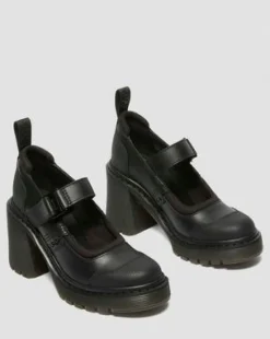 Merceditas De Tacón Eviee Tech Strap in Negro