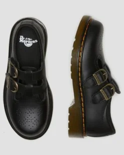 Merceditas 8065 para junior de piel Softy T in Negro
