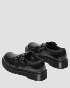 Merceditas 8065 Rainbow para junior in Negro