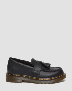 Mocasines Adrian de piel para junior in Negro