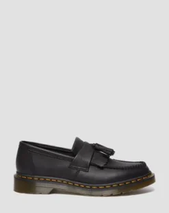 Mocasines Adrian en piel Virginia con borla in Negro
