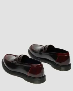 Mocasines Mayfare de piel Rub Off in Rojo Cereza