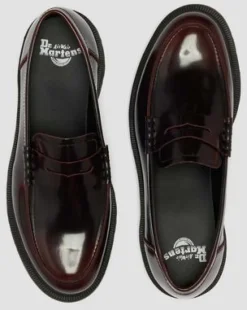 Mocasines Mayfare de piel Rub Off in Rojo Cereza