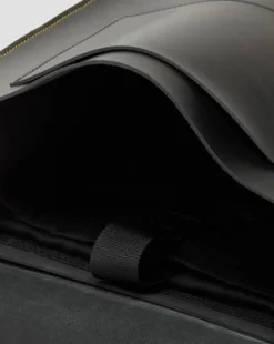 Mochila Box de piel Kiev in Negro