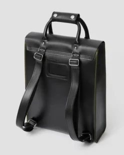Mochila de piel Kiev y Smooth in Negro
