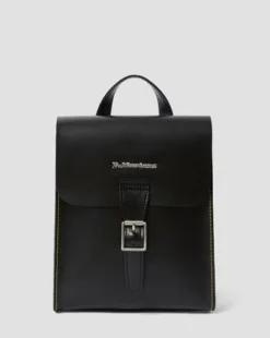 Mochila mini de piel Kiev y Smooth in Negro