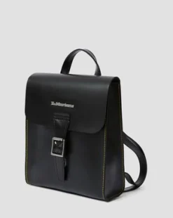 Mochila mini de piel Kiev y Smooth in Negro