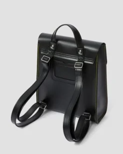 Mochila mini de piel Kiev y Smooth in Negro
