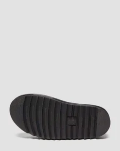 Sandalia Blaire de piel Athena con tiras in Negro