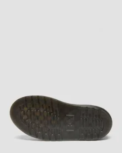 Sandalia Clarissa de piel Croc Embossed con tiras in Marrón Oscuro