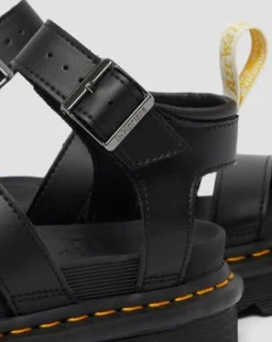 Sandalias Blaire Felix Rub Off vegan con tiras in Negro