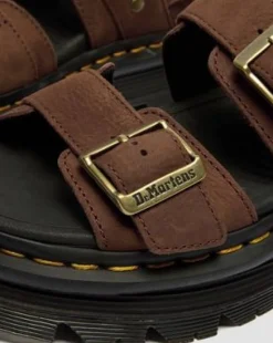 Sandalias con plataforma Zebzag de Nubuck in Marrón Sepia