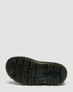 Sandalias con plataforma Zebzag de piel Pisa in Negro