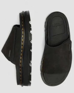 Sandalias de plataforma Zebzag de ante in Negro
