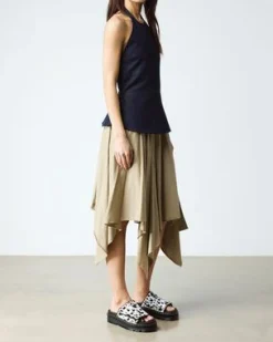Sandalias de plataforma Zebzag de piel Hair On dálmata in Crema & Negro