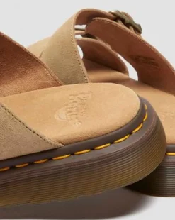 Sandalias Josef de ante in Ambrato