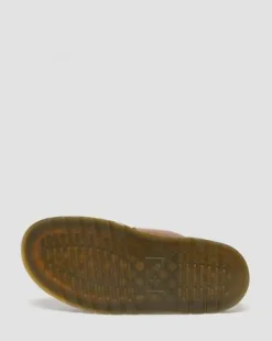 Sandalias Josef de piel con hebilla in Oak
