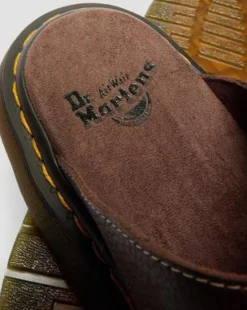 Sandalias Josef de piel Grizzly in Marrón Oscuro