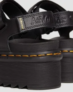 Sandalias Kimber II Logo Webbing in Negro