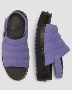 Sandalias Kole de ante&nbsp;&nbsp; in Morado Crepúsculo