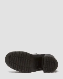 Sandalias Millee de piel con puntera abierta&nbsp; in Negro