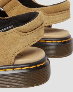 Sandalias Moby II de ante Bronx cámel para niños in Ambrato
