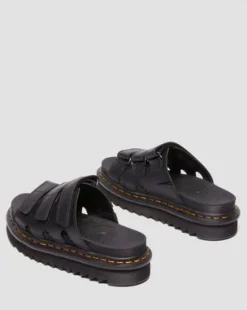 Sandalias Raine de piel Athena in Negro
