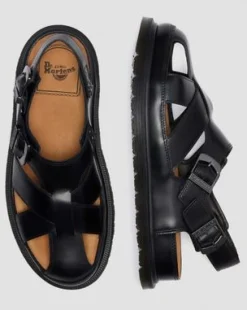 Sandalias San Fisherman de piel in Negro