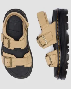 Sandalias Zebzag de ante in Ambrato
