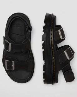 Sandalias Zebzag de ante in Negro