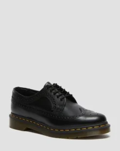 Zapatos Blucher 3989 de piel Smooth calada in Negro