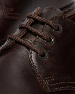 ZAPATOS BROOKLINE LO DE PIEL CRAZY HORSE in Marrón Oscuro