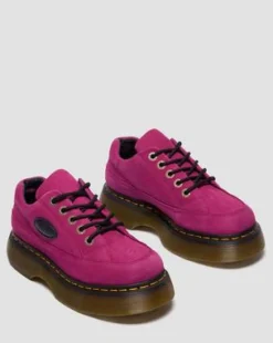ZAPATOS BUZZ DE MILLED NUBUCK DE 5 OJALES in Rosa