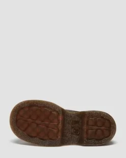 Zapatos Buzz de piel Grizzly con 5 ojales in Marrón Oscuro