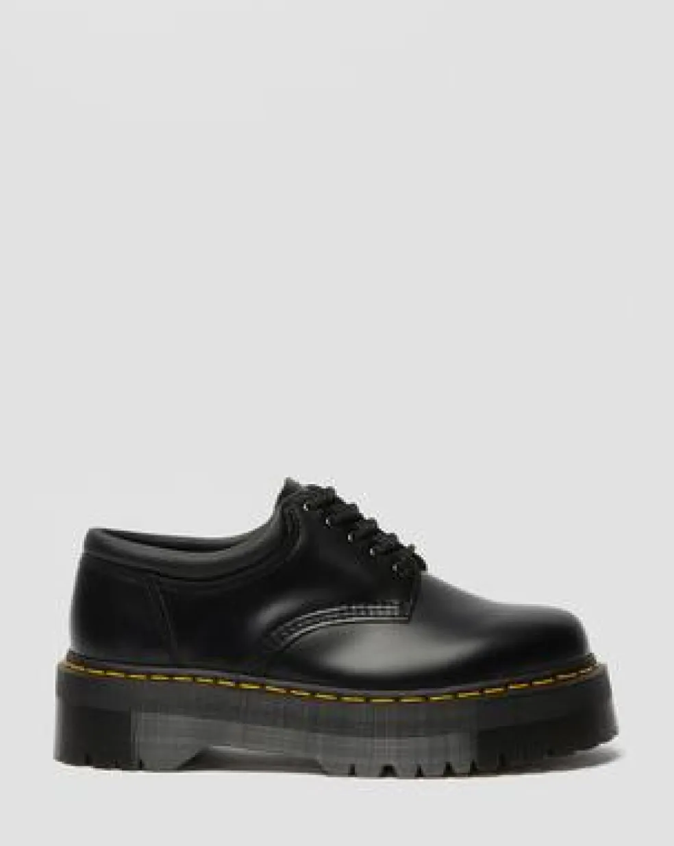 Zapatos con plataforma 8053 Quad de piel Smooth in Negro
