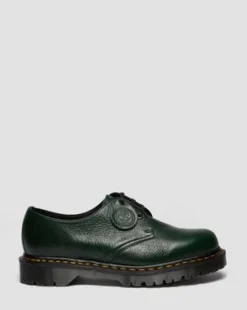 Zapatos 1461 de piel Buckingham in Verde Dm's