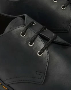 Zapatos 1461 de piel con puntera de acero in Negro