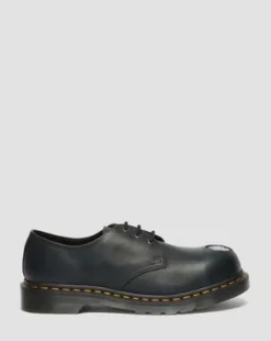 Zapatos 1461 de piel con puntera de acero in Negro