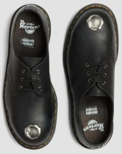 Zapatos 1461 de piel con puntera de acero in Negro