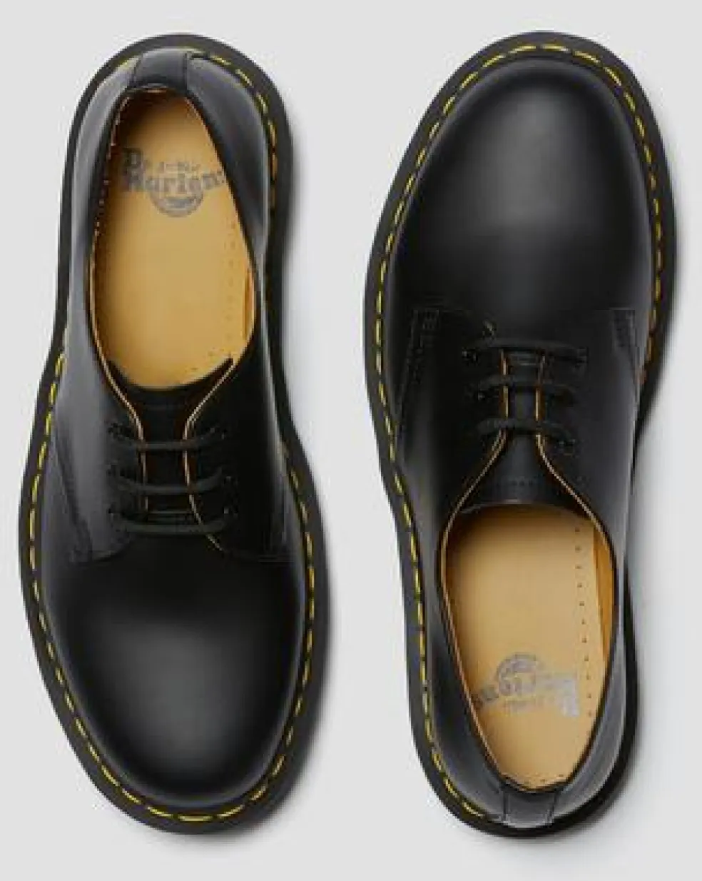 Zapatos 1461 de piel Smooth in Negro