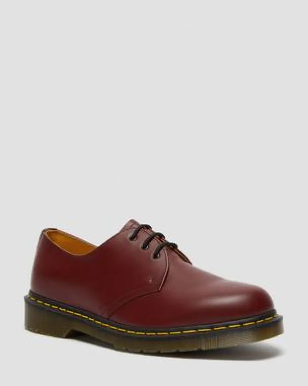 Zapatos 1461 de piel Smooth in Rojo Cereza