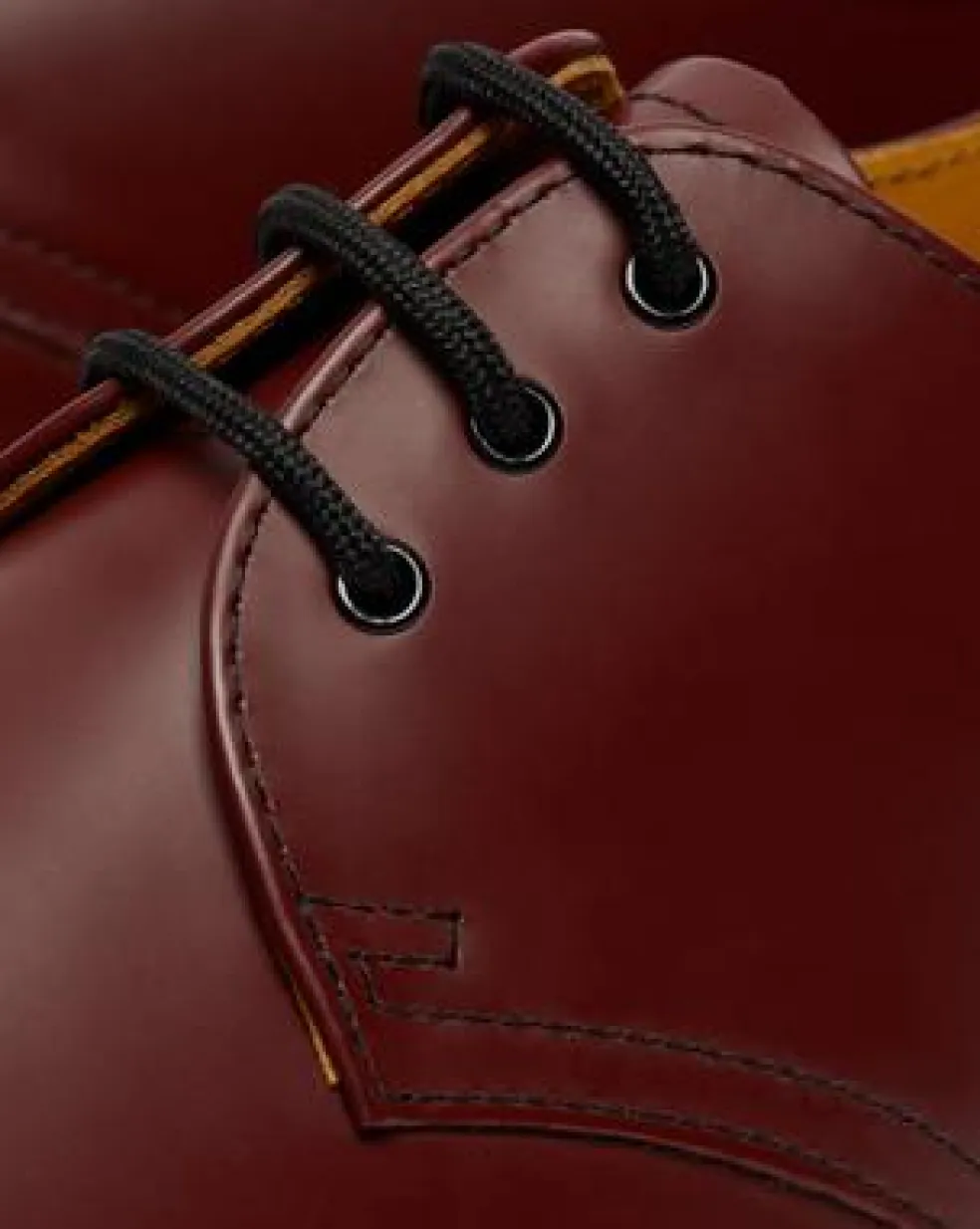 Zapatos 1461 de piel Smooth in Rojo Cereza